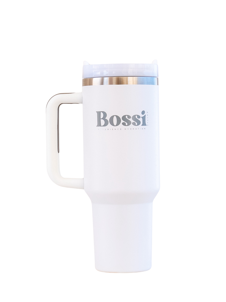 40oz Stainless Steel Tumbler Cup - White